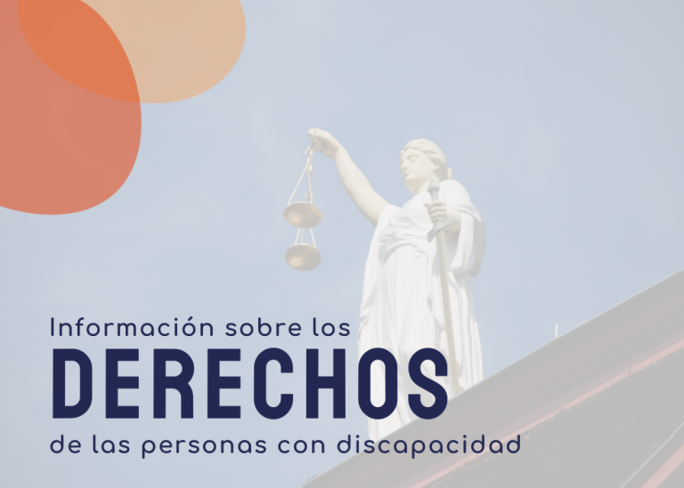 Información sobre los derechos de las personas con discapacidad ...